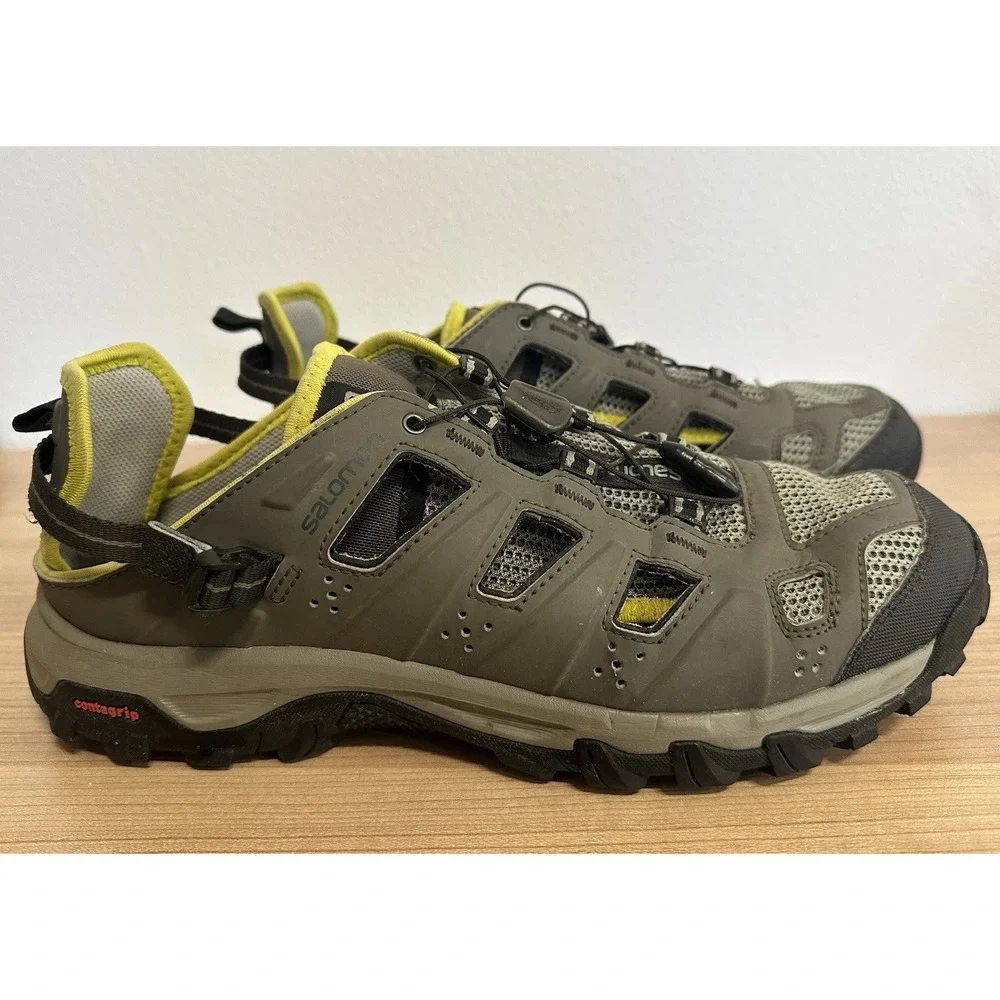 Salomon Hiking Shoes Mens Size 10.5 Tech Amphibian Contragrip Sport Outdoor Gorp